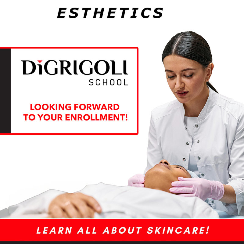 DiGrigoli esthetics enrollment graphic