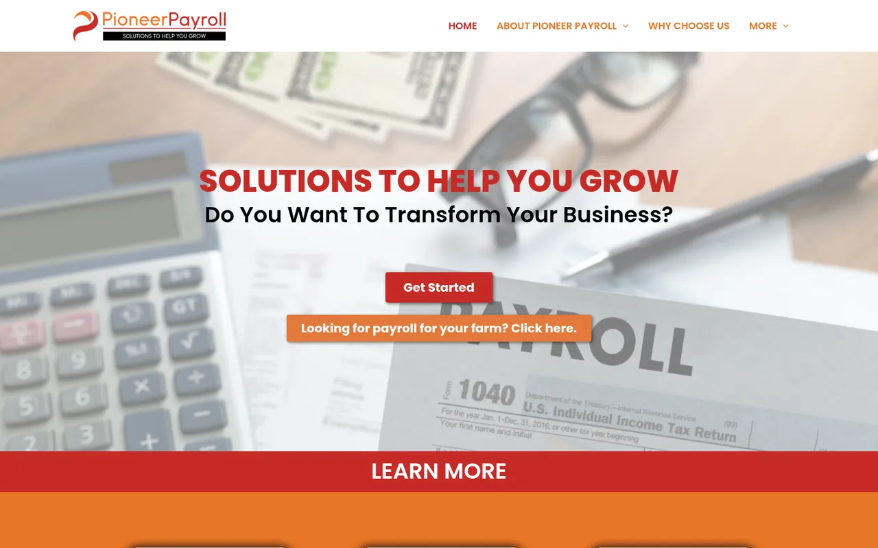 Pioneer Payroll website
